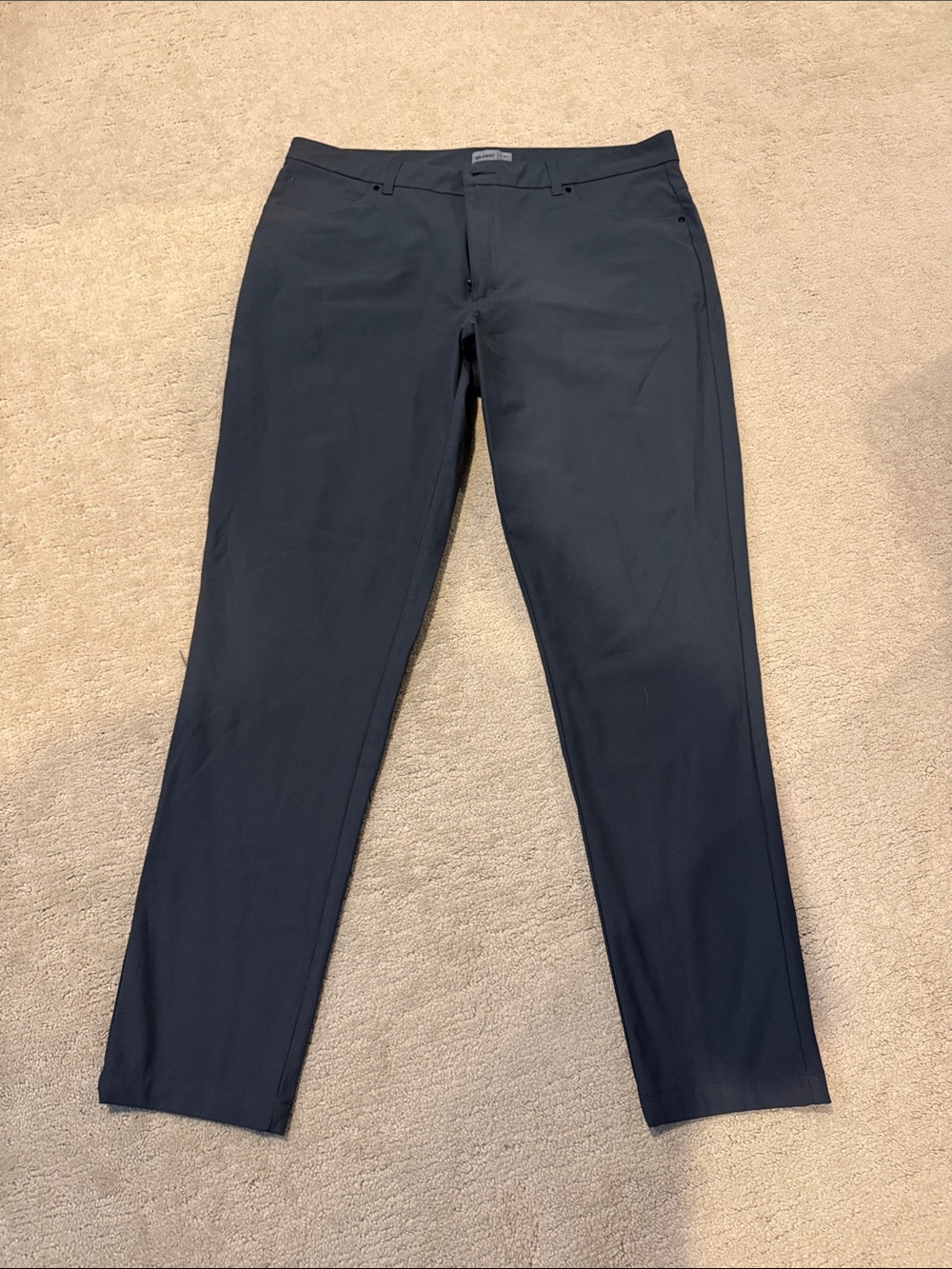Men's Dress Pants — Dark Navy Tailored Trousers